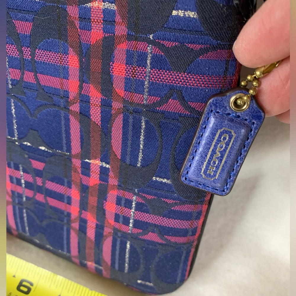 Coach Plaid Laptop Sleeve